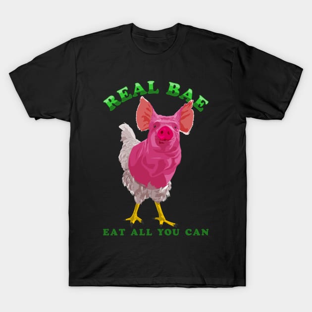 Real BAE (Bacon and Eggs) - Cockentrice Conspicuous Consumption T-Shirt by PinnacleOfDecadence